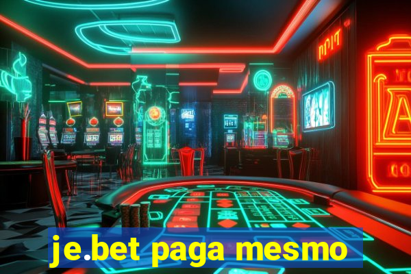 je.bet paga mesmo